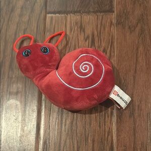 Shimadzu Red Plush Snail Toy